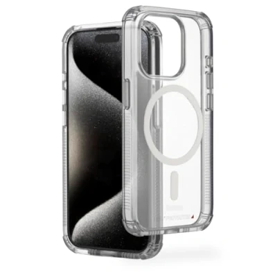 Immagine di Hama Custodia per cellulare MagCase Extreme Protect Apple iPho (Apple iPhone 15 Pro), Cover smartphone, Trasparente