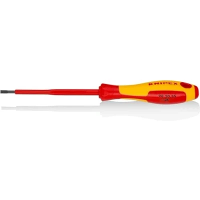 Immagine di Knipex VDE Cacciavite a taglio Larghezza della lama: 3.5 mm Lunghezza 100 DIN EN 60900
