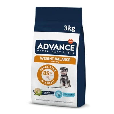 Immagine di Advance Veterinary Diets Weight Balance, Cibo per Cani Mini con Problemi di sovrappeso, 3kg