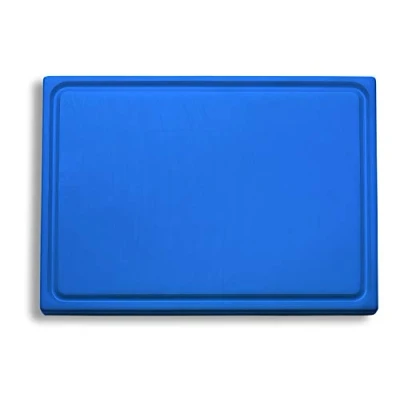 Immagine di F. DICK 91265000 12 scanalatura (Tagliere in plastica, Blu, 265 x 325 18 cm, Utilizzabile su Entrambi i Lati, HACCP)
