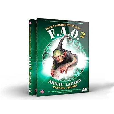 Immagine di AK Book AK525 FAQ 2 FANTASY FIGURES PAINTING TECHNIQUES by Arnau Lázaro (320 pages) (EN)