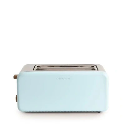 Immagine di CREATE/TOAST RETRO XL/Tostapane per fette larghe blu / 1500 W, vassoio raccolte, termostato, 6 livelli di potenza