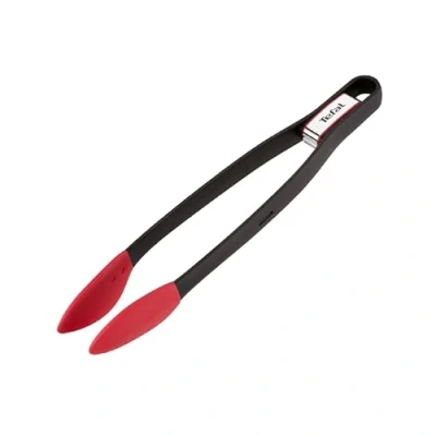 Immagine di Tefal Pinza plástico termoresistente Libre bpa, resistentes a Las manchas y fáciles de Lavar, Acciaio, Cranberry