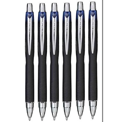 Immagine di Uni Ball SXN 210 Penna a sfera retrattile, punta larga da 1 mm e tratto 0,45 mm, impermeabile, resistente alla luce, asciugatura rapida, inchiostro pigmentato per scrittura 210,