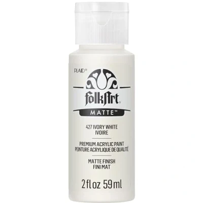 Immagine di FolkArt Vernice acrilica in diversi colori (57 ml), 427, bianco avorio