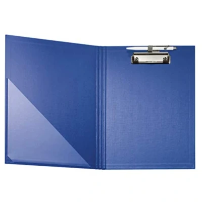 Immagine di Falken Portablocco per DIN A4 Folienkaschiert case in Vorderd con portapenne blue