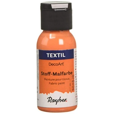 Immagine di Rayher Hobby Flacone di Colore per Stoffa, Rosa (Melone), 3 x 7.8 cm