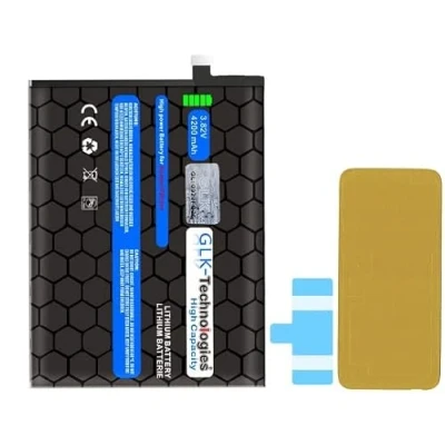 Immagine di Batteria di ricambio ad alta potenza, compatibile con Huawei Mate 20 PRO / P30 HB486486ECW GLK Technologies accu 4400 mAh 2 set nastri adesivi