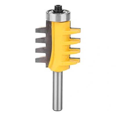 Immagine di Utensile da taglio antiruggine in carburo di per fresa con codolo 8 mm fresatrice la lavorazione del legno della macchina incisione