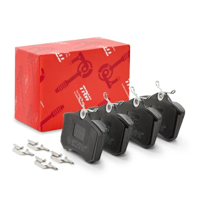 Immagine di TRW COTEC GDB1328 Kit pastiglie freno Non predisposto per contatto segnalazione usura con accessori VOLKSWAGEN: T Cross, Polo V Hatchback, Golf 4
