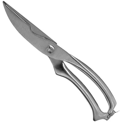 Immagine di Westmark Trinciapollo, con molla interna e blocco, Lunghezza lama: 8 cm, Acciaio inox, Lucidato, Modern, Argento/Nero, 13732280
