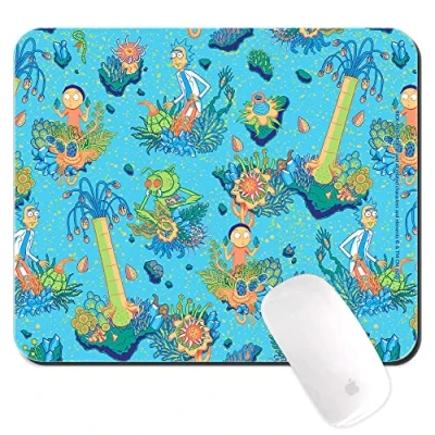 Immagine di ERT GROUP tappetino per mouse Rick and Morty originale e con licenza ufficiale PC, motivo 020 blu, computer, antiscivolo, 225 mm x 189