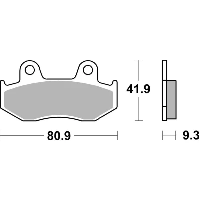 Immagine di TRW Organic Allround MCB685 Kit pastiglie freno