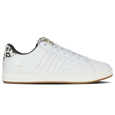 Immagine di K Swiss Lozan Klub Lth, Scarpe da Ginnastica Donna, Wht Leopard Snwwht, 35.5 EU