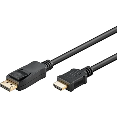 Immagine di goobay 64846 Cavo DisplayPort 2.0 a HDMI 2.1 8k @ 60Hz / di collegamento DP HDMI/Cavo ad alta velocità 4K 144Hz 2M