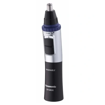 Immagine di Panasonic ER GN30 K503 Rifinitore di Precisione per Naso, Orecchie e Sopracciglia, Tagliapeli Resistente all&#039;Acqua, Nero