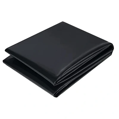 Immagine di CYH Telo per Laghetto PVC 2M X 2M, Rivestimento Resistente, Fodera Nero HDPE, Flessibile Piscina Giardino Laghetti, Fontane, Giardini Acquatici e Cascate