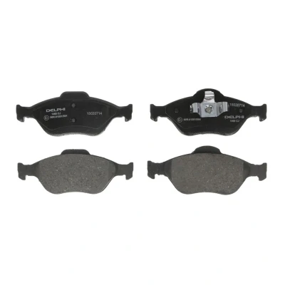 Immagine di DELPHI LP1469 Kit pastiglie freno Non predisposto per contatto segnalazione usura con lamierino anticigolío senza accessori FORD: Fusion Station Wagon