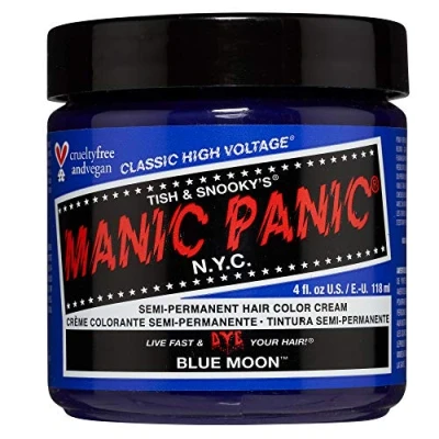 Immagine di Manic Panic Blue Moon Classic Cream, colore semipermanente per capelli, 118 ml