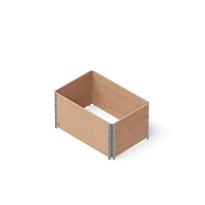 Immagine di Upyard GardenBox Set di 3 aiuole rialzate moderne, in legno modulare, per giardino e terrazza, certificato PEFC, 120 x 80 58,5, colore: Marrone