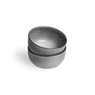 Immagine di Springlane Misty Cliff Set di 2 ciotole in gres porcellanato, colore: Grigio