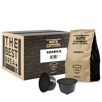 Immagine di Note D&#039;Espresso Arabica, Capsule Compatibili Soltanto con Sistema NESCAFE DOLCE GUSTO, 96 Caps