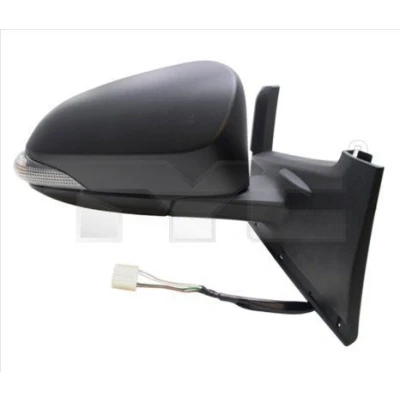 Immagine di Specchietto retrovisore esterno Tyc 336 0129 Dx con la prima mano per regolazione elettrica specchio, convesso, termico TOYOTA: Yaris III Hatchback