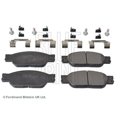 Immagine di BLUE PRINT ADJ134237 Kit pastiglie freno Assale anteriore con lamierino anticigolío, materiale di fissaggio JAGUAR: S Type