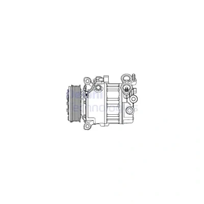 Immagine di DELPHI CS20512 Compressore Aria Condizionata 7ZSB16 PAG 46 FORD: S Max Mk1, C 2, FOCUS 3, VOLVO: V60 I, V40 Hatchback, S60 II