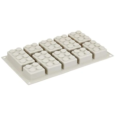 Immagine di Silikomart Choco Block Stampo in Silicone n.10, Marrone, 30x17.5x3 cm, 30 x 17,5 3 cm