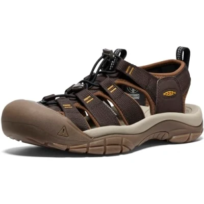 Immagine di KEEN Newport H2, Sandali, Uomo, marrone (Java/Golden Yellow), 40 EU