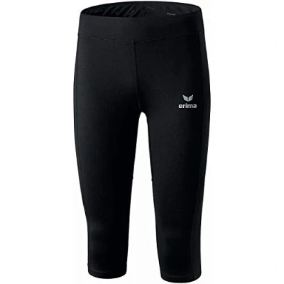 Immagine di Erima Basic, Pantalone Running Capri Donna, Nero, 42