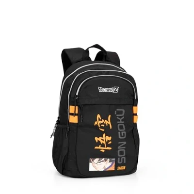 Immagine di Dragon BALL Zaino Ufficiale Ball, con 2 Ampi Spazi Centrali, Capiente Tasca Frontale, Spallacci Regolabili e Imbottiti, Retro Fondo Termoformati, 32x43Hx23cm