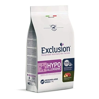 Immagine di Multipack risparmio! 2 x 12 kg Exclusion Diet Crocchette per cani Hypoallergenic Cavallo &amp; Patate