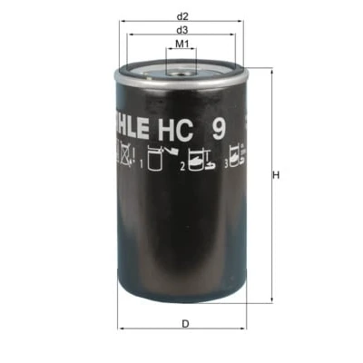 Immagine di MAHLE ORIGINAL HC 9 Filtro Cambio Automatico