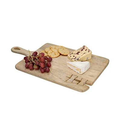 Immagine di KitchenCraft Serenity Tagliere e servire con Design Wabi Sabi, Legno di Mango