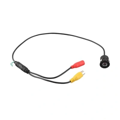Immagine di Telecamera CCD CCTV a Colori Impermeabile Cablata Grandangolare 170, HD Antiurto con Visione Notturna Infrarossi per Auto, la Retromarcia