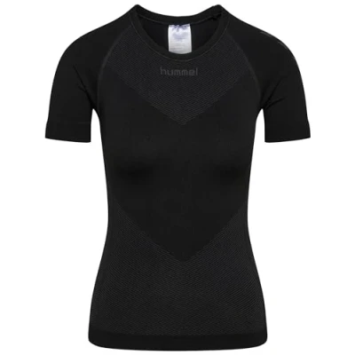 Immagine di hummel First Seamless Maglia P/E P.E, Maglietta Donna, Nero/Ossidiana, XS S