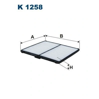 Immagine di FILTRON K 1258 Filtro abitacolo particellare 194 203 10 CHEVROLET: Matiz, Spark, DAEWOO: Matiz I Hatchback, II Hatchback