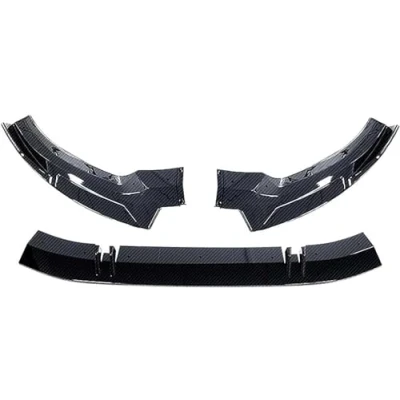 Immagine di Auto Spoiler Frontali per Audi A5 S5 RS5 Sportback 2021 2022+, Paraurti Anteriore Splitter Labbro Lama Diffusore Anticollisione Accessorio Modificato,Carbon Fiber Look