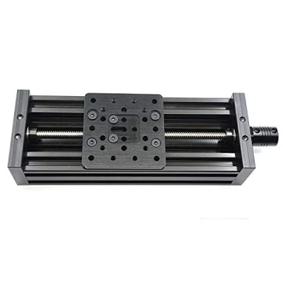 Immagine di Darmlly Stampante 3D Asse Z Vite T8 DIY C Beam Tavola Scorrevole CNC Kit Attuatore Lineare 250Mm Nero