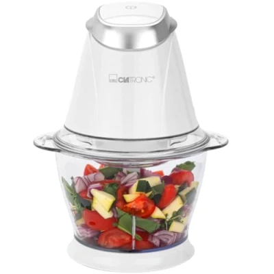 Immagine di Clatronic MZ 3579 Tritatutto in Vetro, Bianco