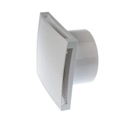 Immagine di LIRAST Ø 150mm Ventilatore da Bagno con Timer e Sensore di Umidità Aspiratore Aria in Plastica Bianco Ventola per Cucina WC
