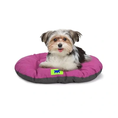 Immagine di Ferplast Cuccia Cane Relax, Cuscino per cani di taglia piccola, Gatto, Tappetino cucce e auto Lavabile in Cotone con Soffice Imbottitura, 55 x 36 cm. Viola
