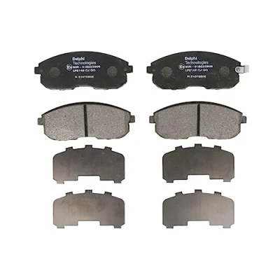 Immagine di DELPHI LP2148 Kit pastiglie freno con segnalatore acustico usura lamierino anticigolío accessori NISSAN: Pulsar Hatchback, Juke, TEANA 1