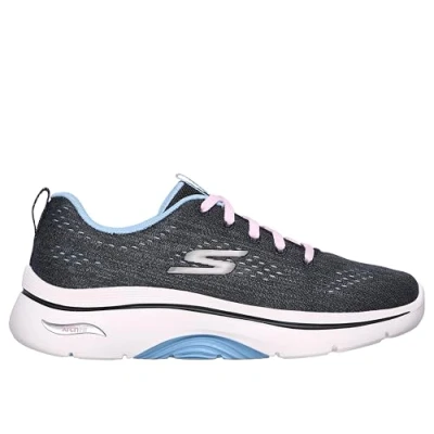 Immagine di Skechers Go Walk Arch Fit 2.0 Vivid Sunset, Scarpe da Ginnastica Donna, Nero, 39 EU