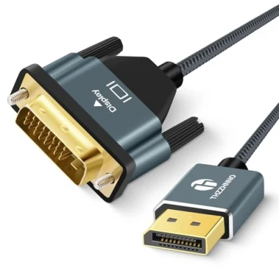 Immagine di Exertis Connect Cavo Displayport DVI, 20pin St. / 18+1pin DVI D St., 1,8 m Per collegare un monitor (1.80 m, DisplayPort), video