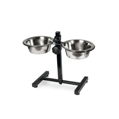Immagine di Karlie Portapenne con Ciotole in Acciaio Inox, Diametro: 16 cm, 2 x 810 ml