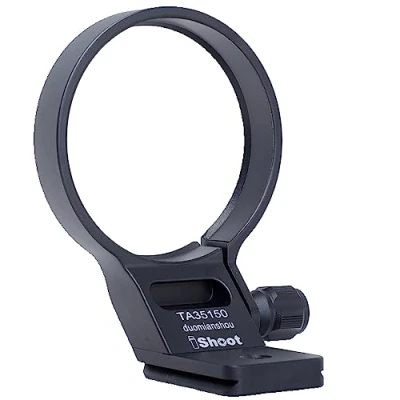 Immagine di Collare per obiettivo ad anello treppiede in metallo compatibile con Tamron 35 150mm f/2 2.8 di III VXD A058 E Mount, staffa supporto inferiore è Arca Swiss Fit piastra a sgancio
