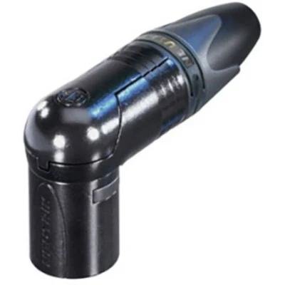 Immagine di Neutrik NC10MRX 14 B Connettore XLR Spina angolata Numero Poli (num): 10 Nero 1 pz.